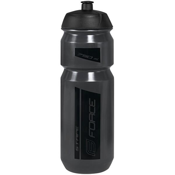 Bidon Force Stripe 0.75l gri inchis transparent