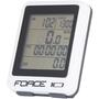 Ciclocomputer Ciclocomputer Force 10F cu fir alb