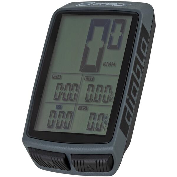 Ciclocomputer Ciclocomputer Force DIABLO 11F fara fir, gri