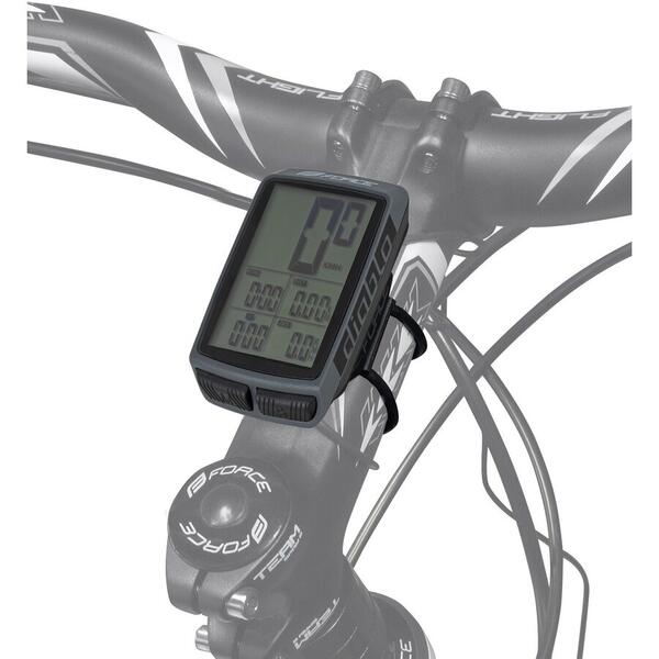 Ciclocomputer Ciclocomputer Force DIABLO 11F fara fir, gri