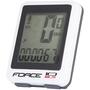 Ciclocomputer Ciclocomputer Force WLS 10F fara fir alb