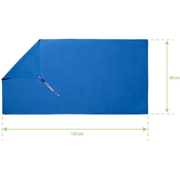 Prosop Force travel, 60x120 cm, albastru