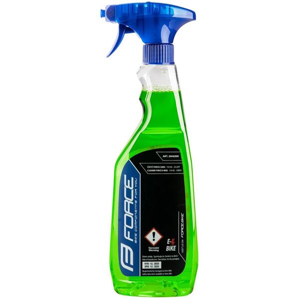 Solutie curatare Force E-Bike cu pulverizator 0.75L verde