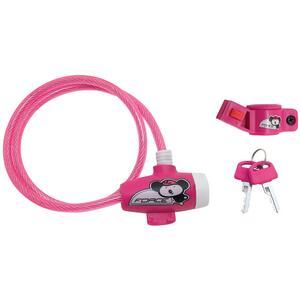 Lacat Force pentru copii 80 cm/8 mm roz