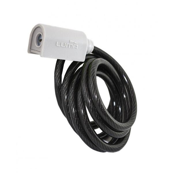 Antifurt Lacat Luma Enduro 7334 D10 150cm alb C30
