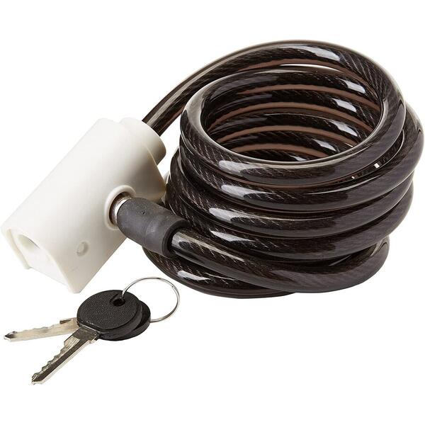 Antifurt Lacat Luma Enduro 7334 D10 185cm alb C30