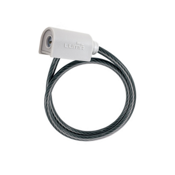 Antifurt Lacat Luma Enduro 7335 D12 150cm alb C36