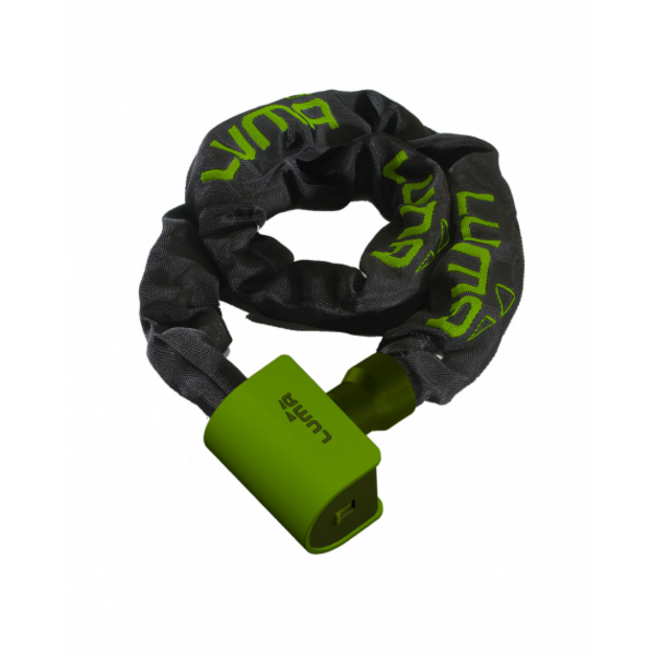 Antifurt Lacat Luma Enduro 8 Chain 120 cm verde C4