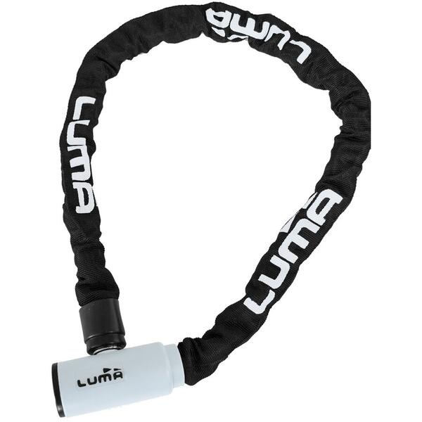 Antifurt Lacat Luma Enduro 8 Plus Chain 150 cm alb C4