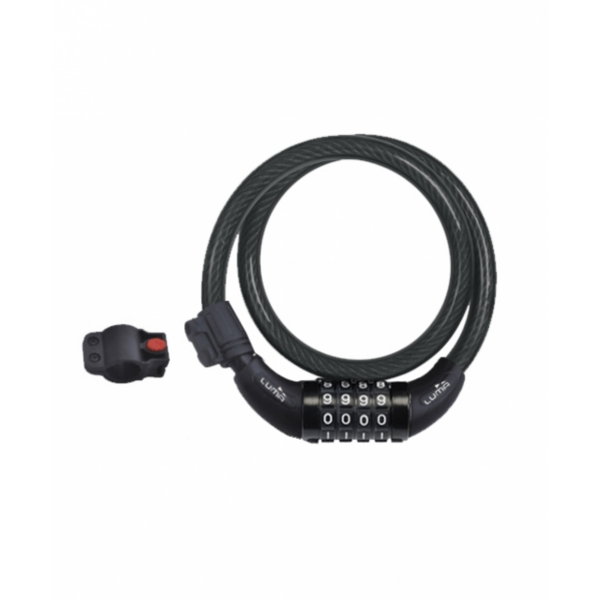Antifurt Lacat Luma Enduro Cable Match 8x80 negru C/B C36