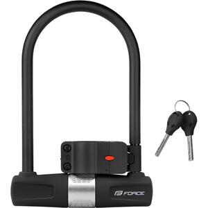Antifurt Lacat U-lock FORCE Cu suport de prindere 11.5x18.9cm Negru