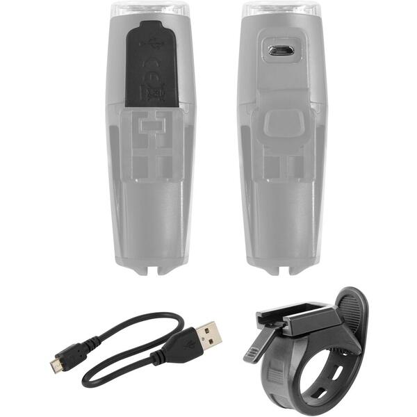 Far fata Force Shark USB 500Lm Negru Negru