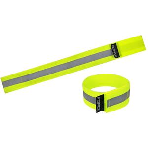 Banda reflectorizanta Force Lun Velcro, fluo