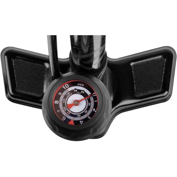 Pompa podea Force Hobby 2.0 Steel, 10 Bar neagra