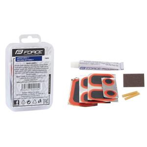 Set reparatie pana Force 7 petece cu lipici