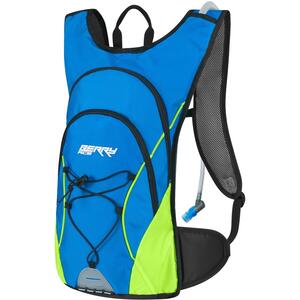 Rucsac Force Berry Ace Plus 12l + Rezervor 2L albastru/fluo