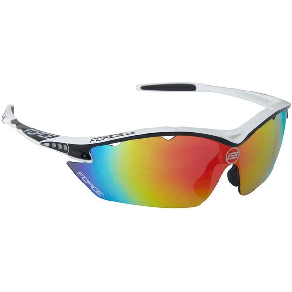 Ochelari Force Ron albi lentila multi laser