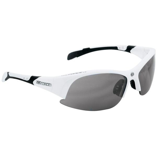 Ochelari Force Ultra albi cu lentila fumurie
