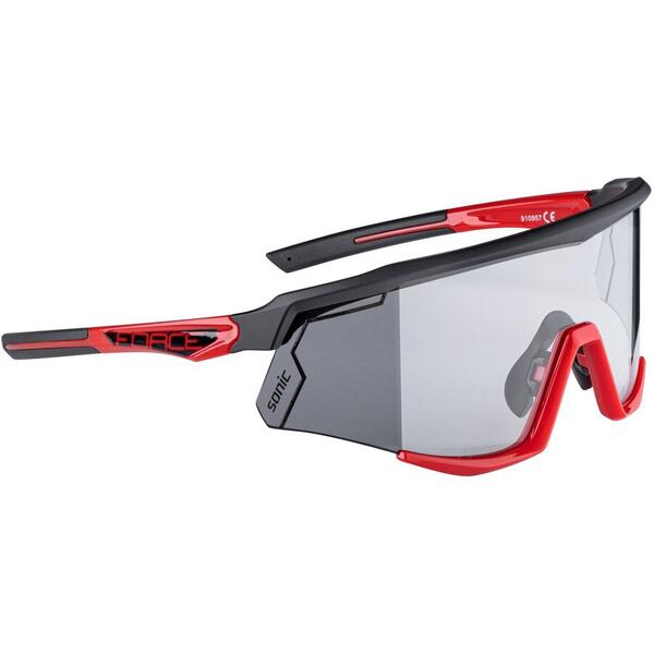 Ochelari Force Sonic negru/rosu, lentila fotocromata