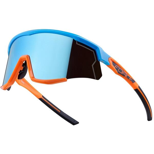 Ochelari Force Sonic albastru/portocaliu, lentila albastra oglinda