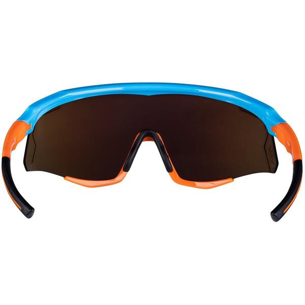 Ochelari Force Sonic albastru/portocaliu, lentila albastra oglinda