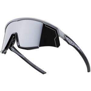 Ochelari Force Sonic gri/negru, lentila neagra oglinda