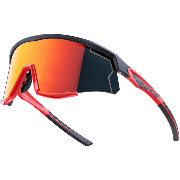 Ochelari Force Sonic negru/rosu, lentila rosie oglinda