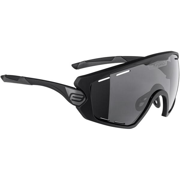 Ochelari Force Ombro Plus negru mat, lentila neagra