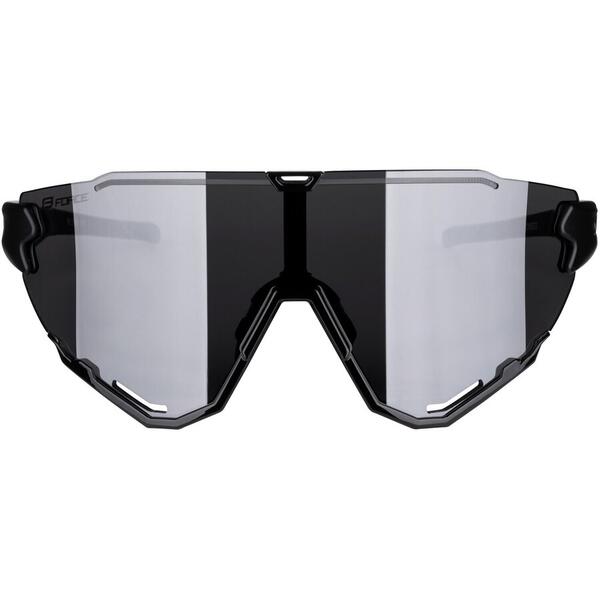 Ochelari Force Creed negru, lentila neagra oglinda