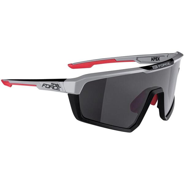 Ochelari Force Apex negru/gri, lentila negru contrast