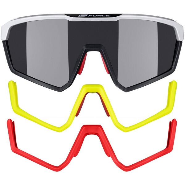 Ochelari Force Apex negru/gri, lentila negru contrast