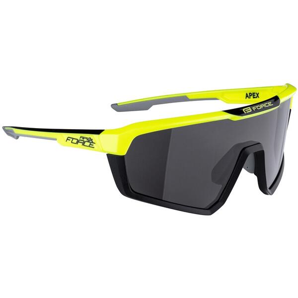 Ochelari Force Apex fluo/negru, lentila negru contrast