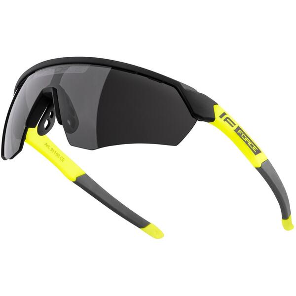 Ochelari Force Enigma negru/fluo mat, lentila neagra