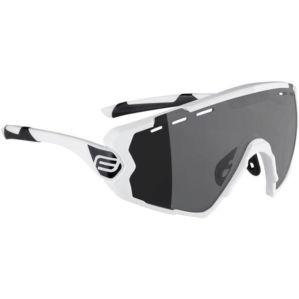 Ochelari Force Ombro alb mat, lentila neagra