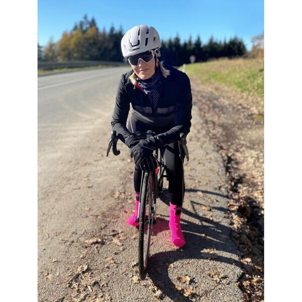 Ochelari Force Ombro alb mat, lentila neagra