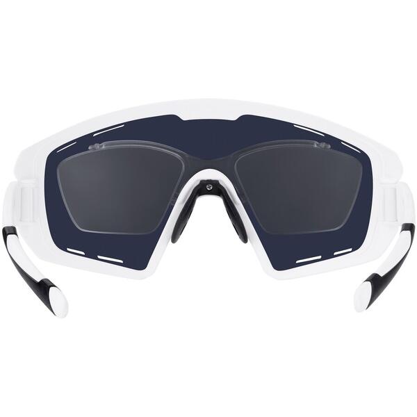 Ochelari Force Ombro Plus alb mat, lentila rosie