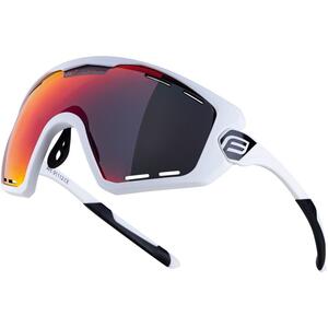 Ochelari Force Ombro Plus alb mat, lentila rosie