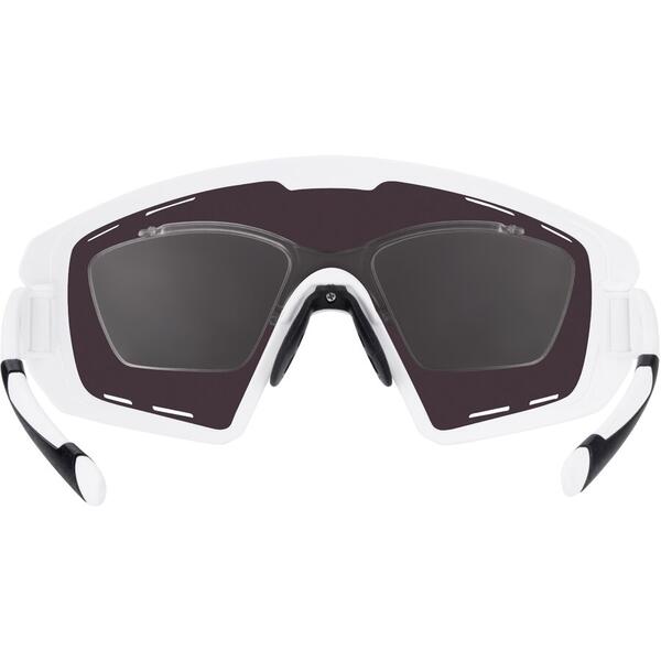 Ochelari Force Ombro Plus alb mat, lentila albastra laser