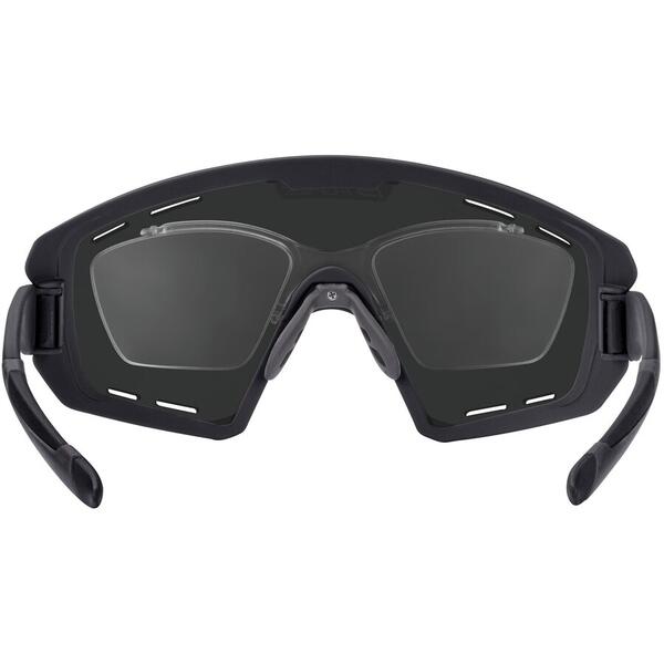 Ochelari Force Ombro Plus negru mat, lentila rosie