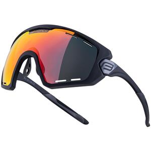 Ochelari Force Ombro Plus negru mat, lentila rosie
