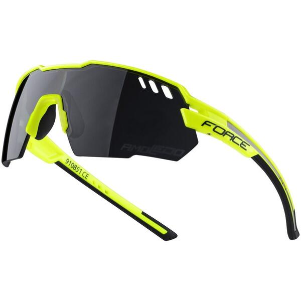 Ochelari Force Amoledo, fluo-gri, lentila negru laser