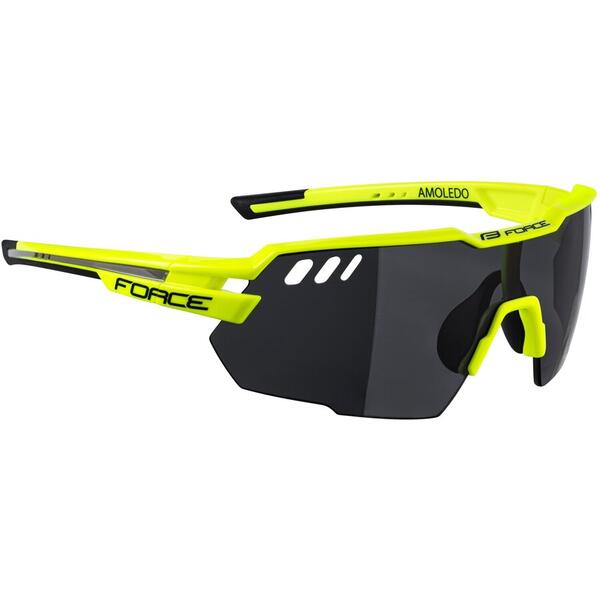 Ochelari Force Amoledo, fluo-gri, lentila negru laser