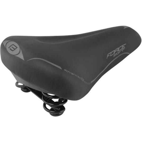 Sa bicicleta Sa Force Soft Lady cu arcuri, neagra