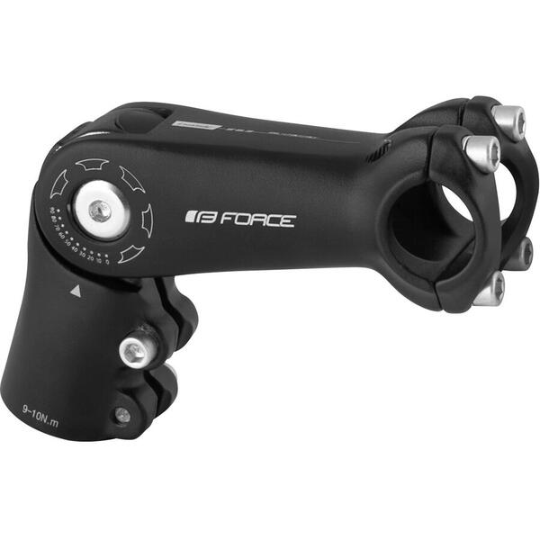 Pipa Pipa Force S6.3 31.8/90mm reglabila aluminiu neagra