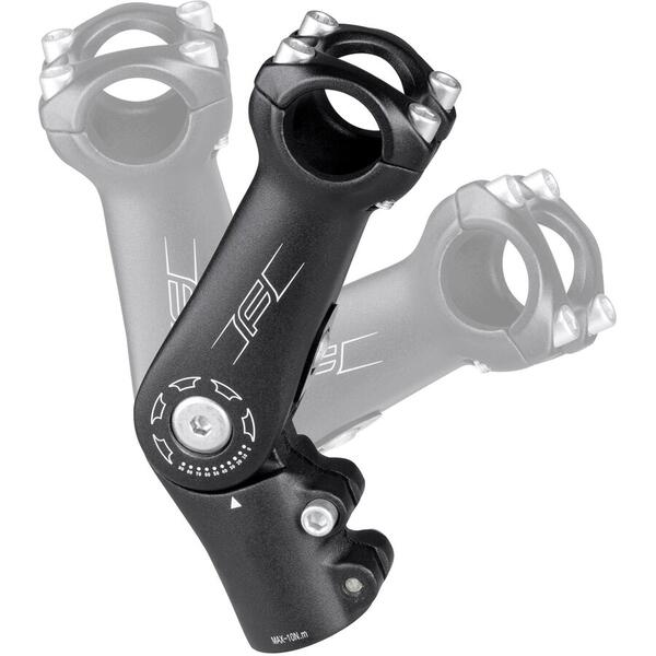 Pipa Pipa Force 6.3 25.4/90mm ajustabila negru mat