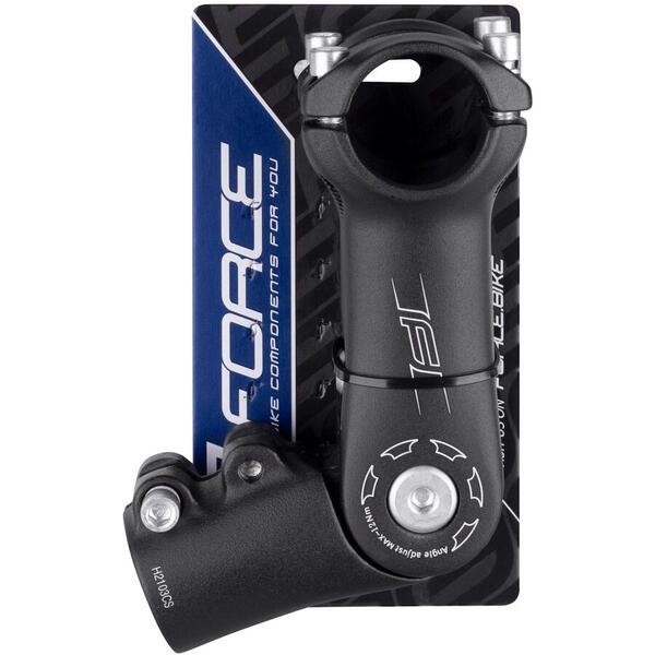 Pipa Pipa Force S6.3 31.8/90mm reglabila Al, neagra