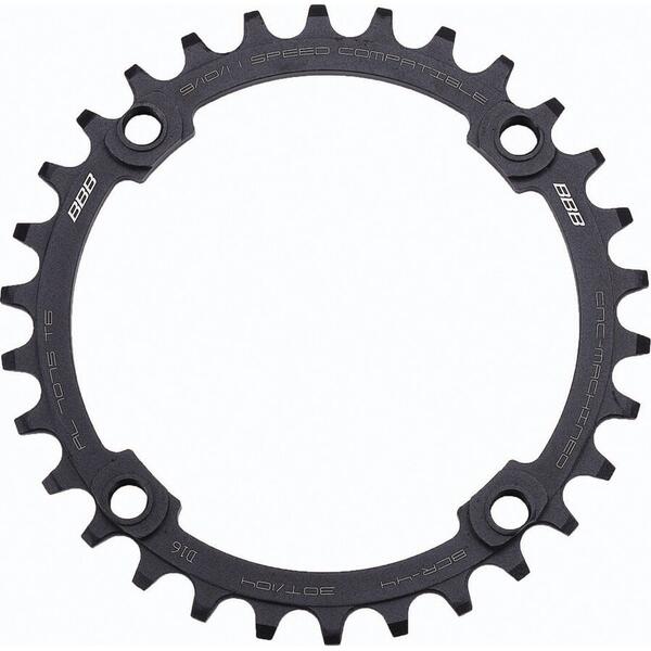 Foaie angrenaj Placa pedalier BBB MTBGear narrow wide 1x9/10/11 30T/104mm