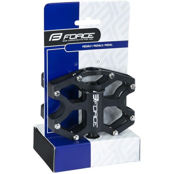 Pedale Force Gale Aluminiu, cu rulmenti, negre