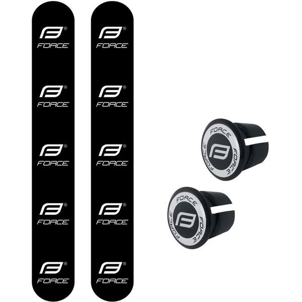 Benzi de ghidon perforate Force Eva, negre