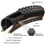 Cauciuc Continental pliabil Race King ProTection 55-622 (29x2.2) negru/bernstein